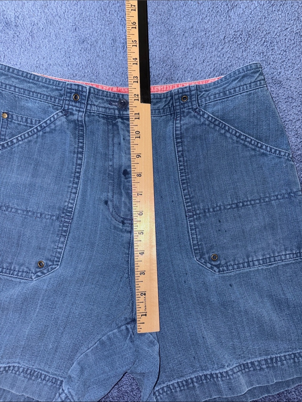 Ralph Lauren Vintage High Rise Denim Shorts - Picture 4 of 7